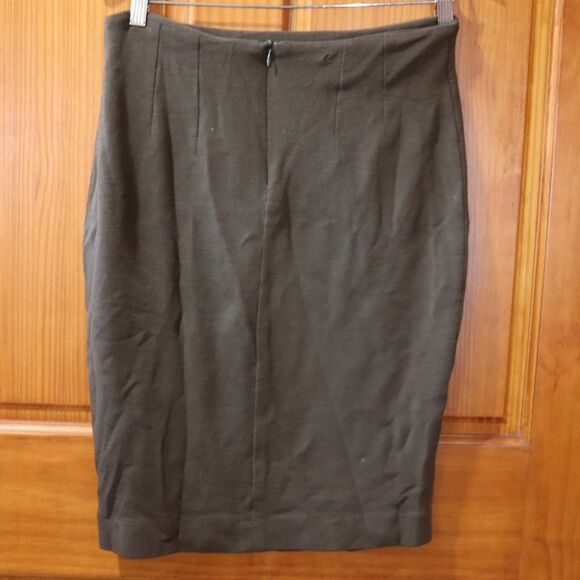 Wear in Good Health Army Green Pencil Skirt Archivel Vintage 14 - Picture 6 of 9